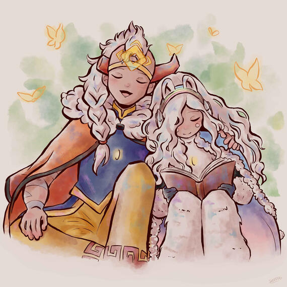[COMMISSIONED PIECE] Sky: Children of the Light